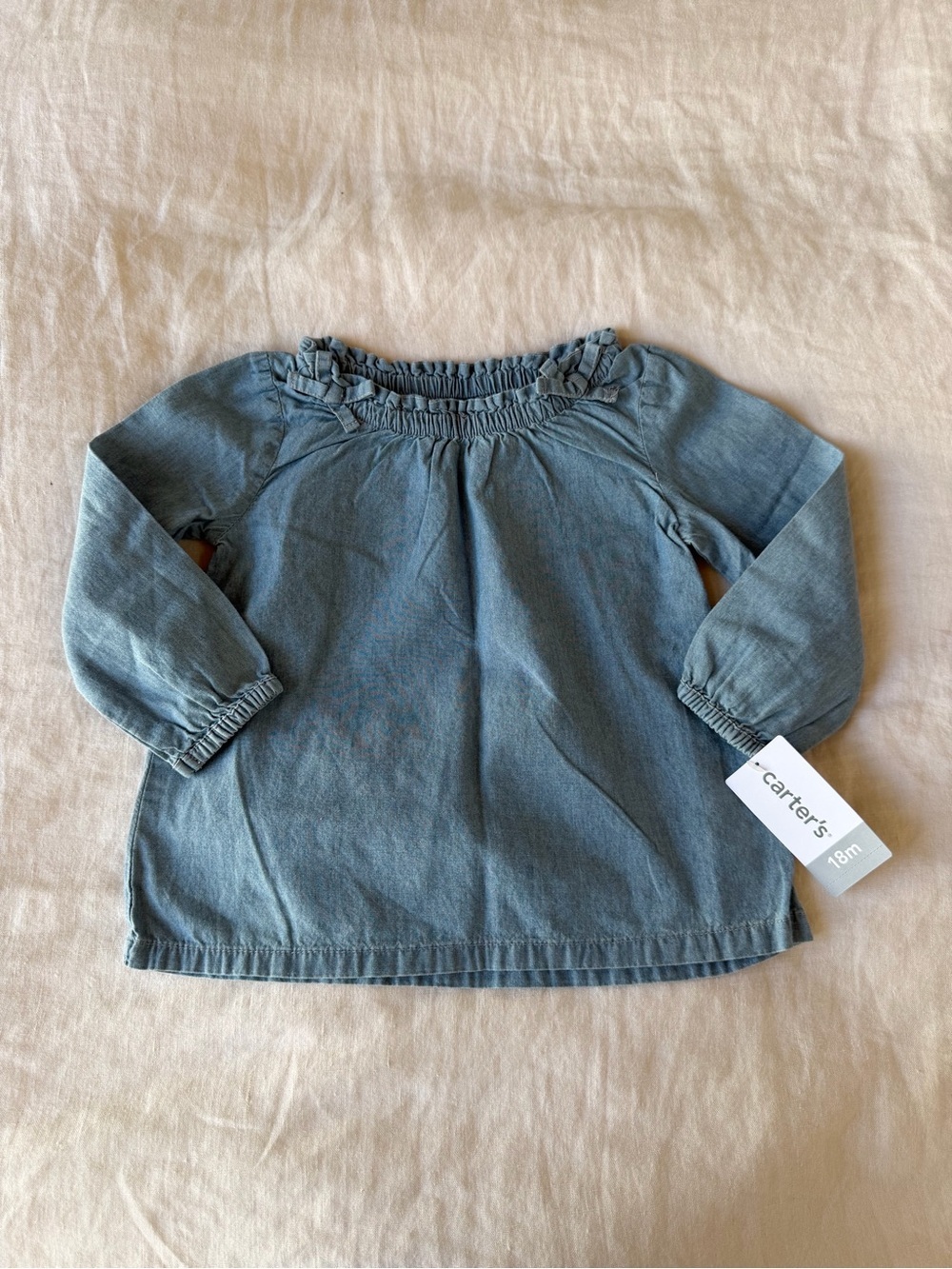 Carter’s Denim Chambray Blouse